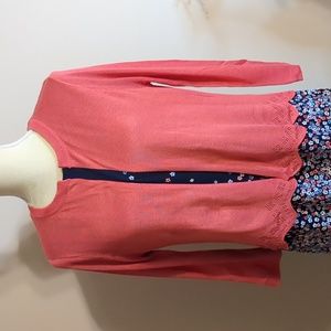 Loft Outlet 3/4 sleeve open front cardigan size Medium